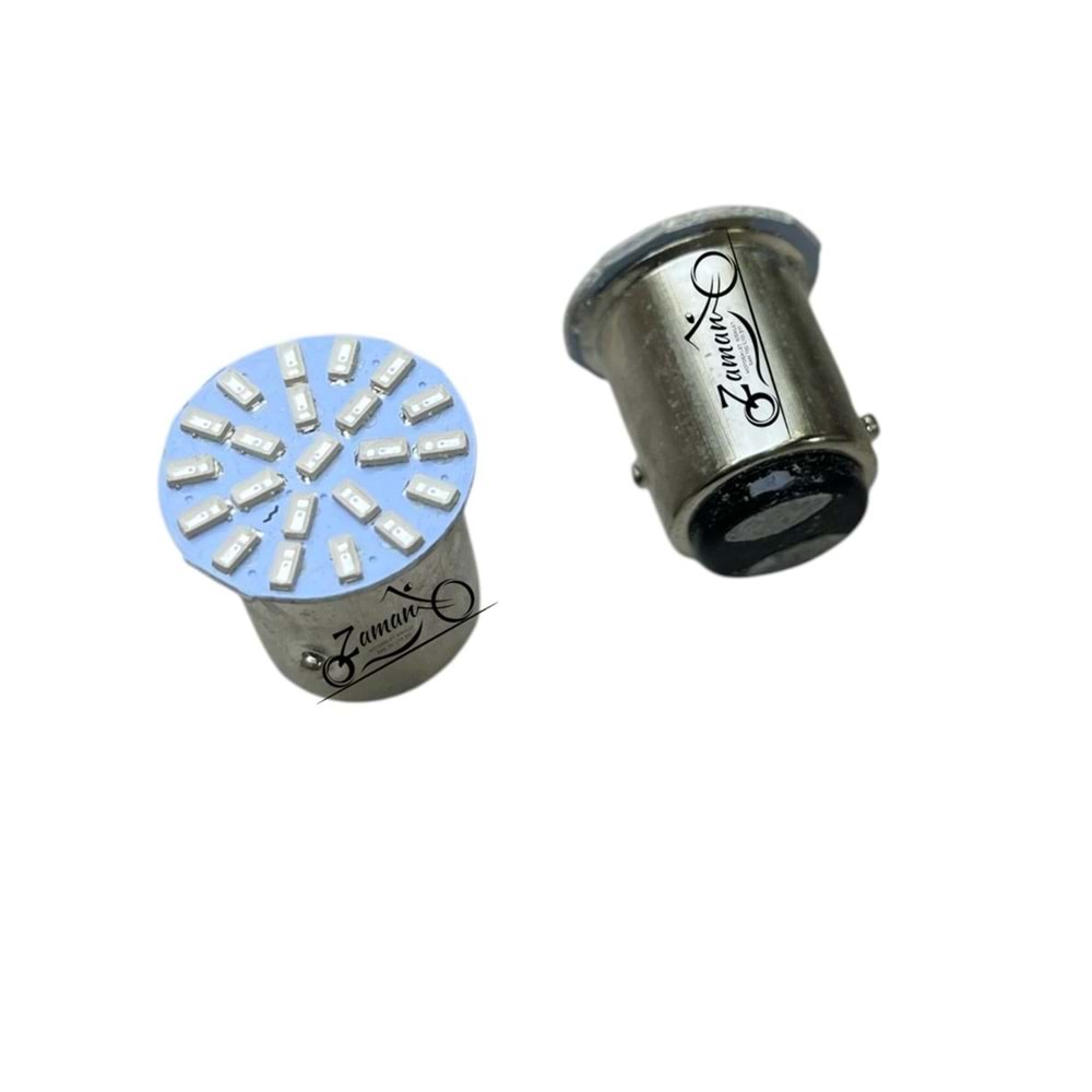 12-21.5 AMPÜL ŞAŞI ÇAKARLI KIRMIZI yerli