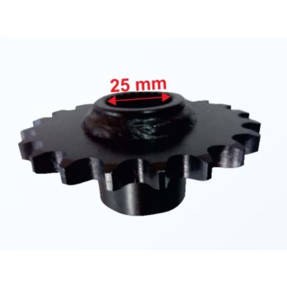 ATV ÖN DİŞLİ 428-20T İÇ 25mm UZUN T-M ÖM