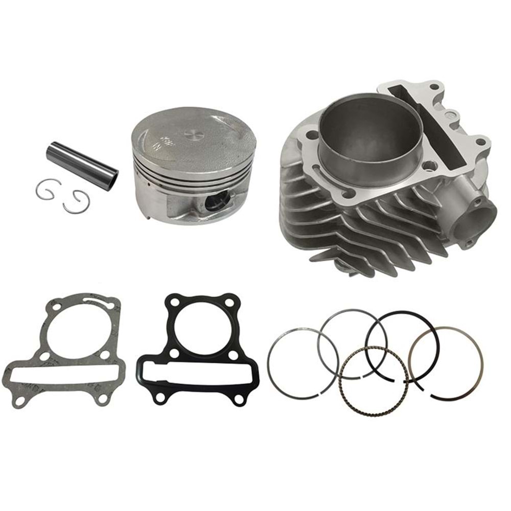 ATV 200 SİLİNDİR 61mm 15 Perno KOMPLE KIVRIMLI CAZADOR