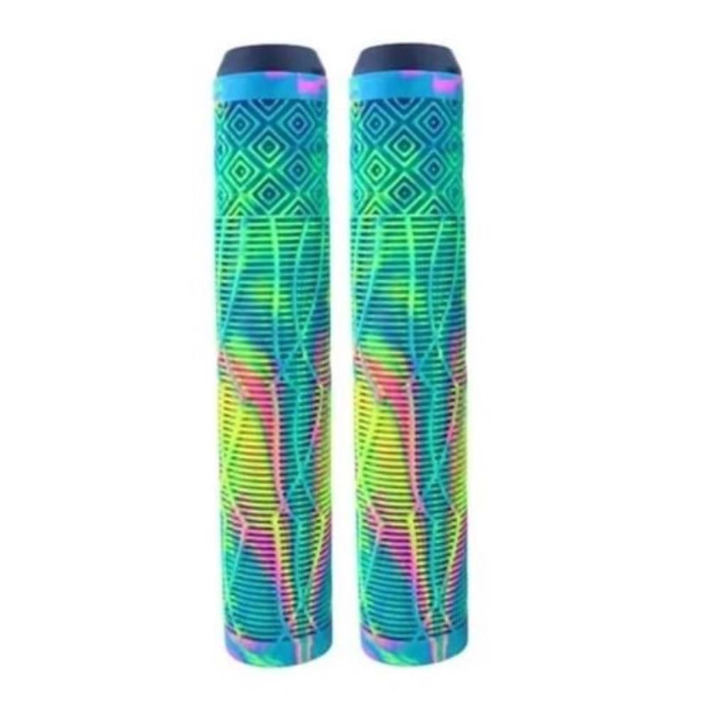 BİSİKLET ELCEK 165mm UZUN MAVİ-SARI-PEMBE