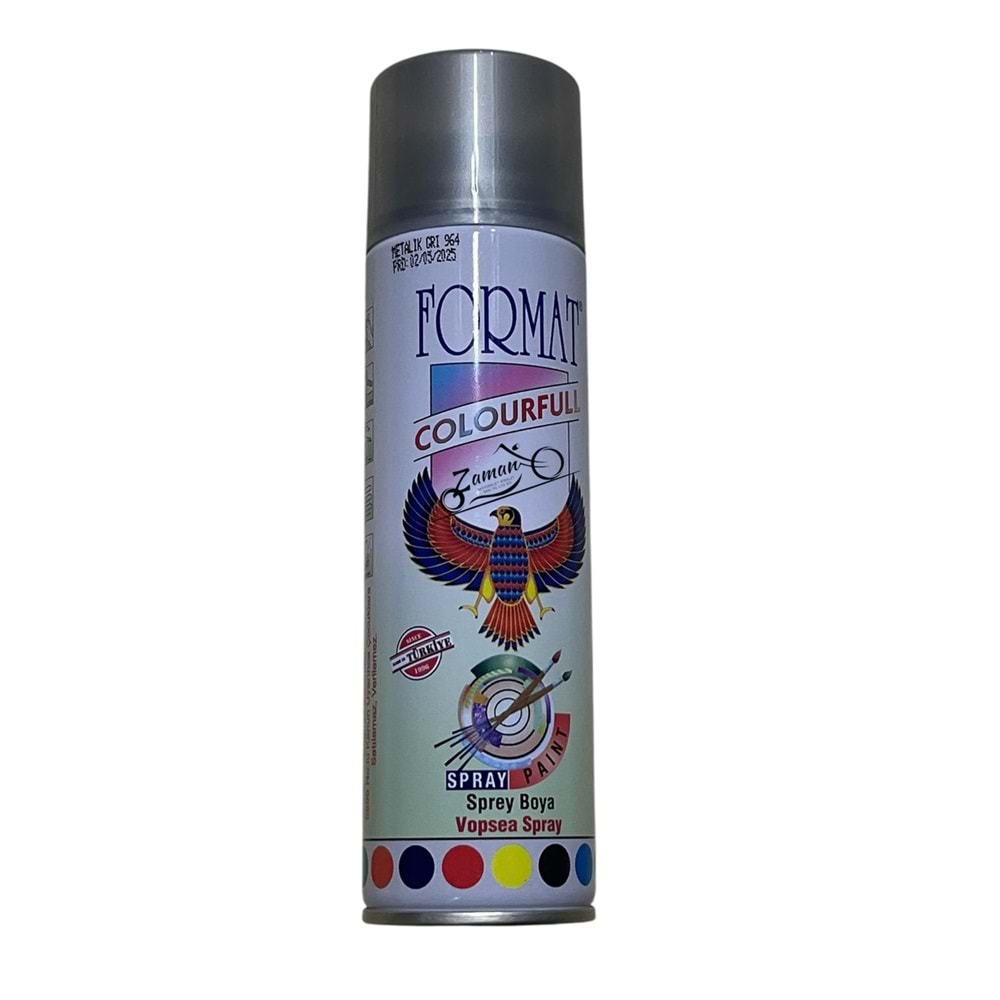 SPREY BOYA 200ml (METALİK GRİ)