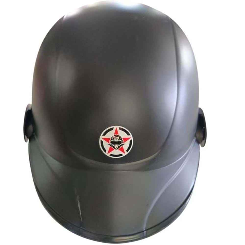 KASK JOKEY YERLİ CAMLI (SİYAH)