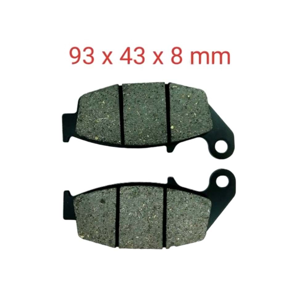 ARKA FREN DİSK BALATA TVS APACHE RTR 180 (012)