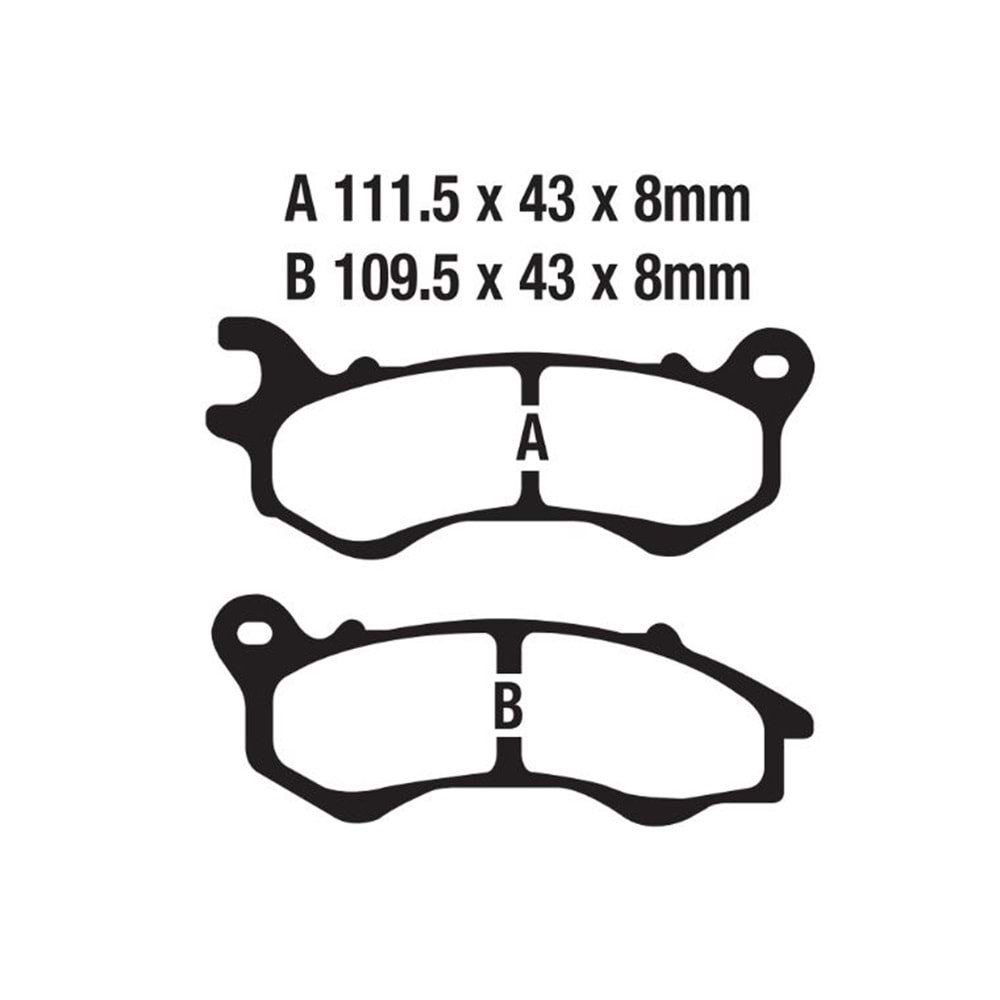 ÖN FREN DİSK BALATASI PCX 125-150 (2011-17) (039)