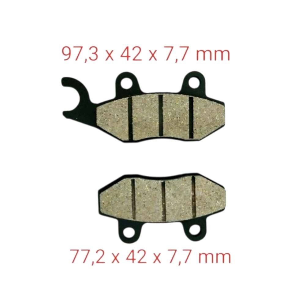 FREN DİSK BALATA RKS FRECCİA - NR 200 - VRS 125 (046)