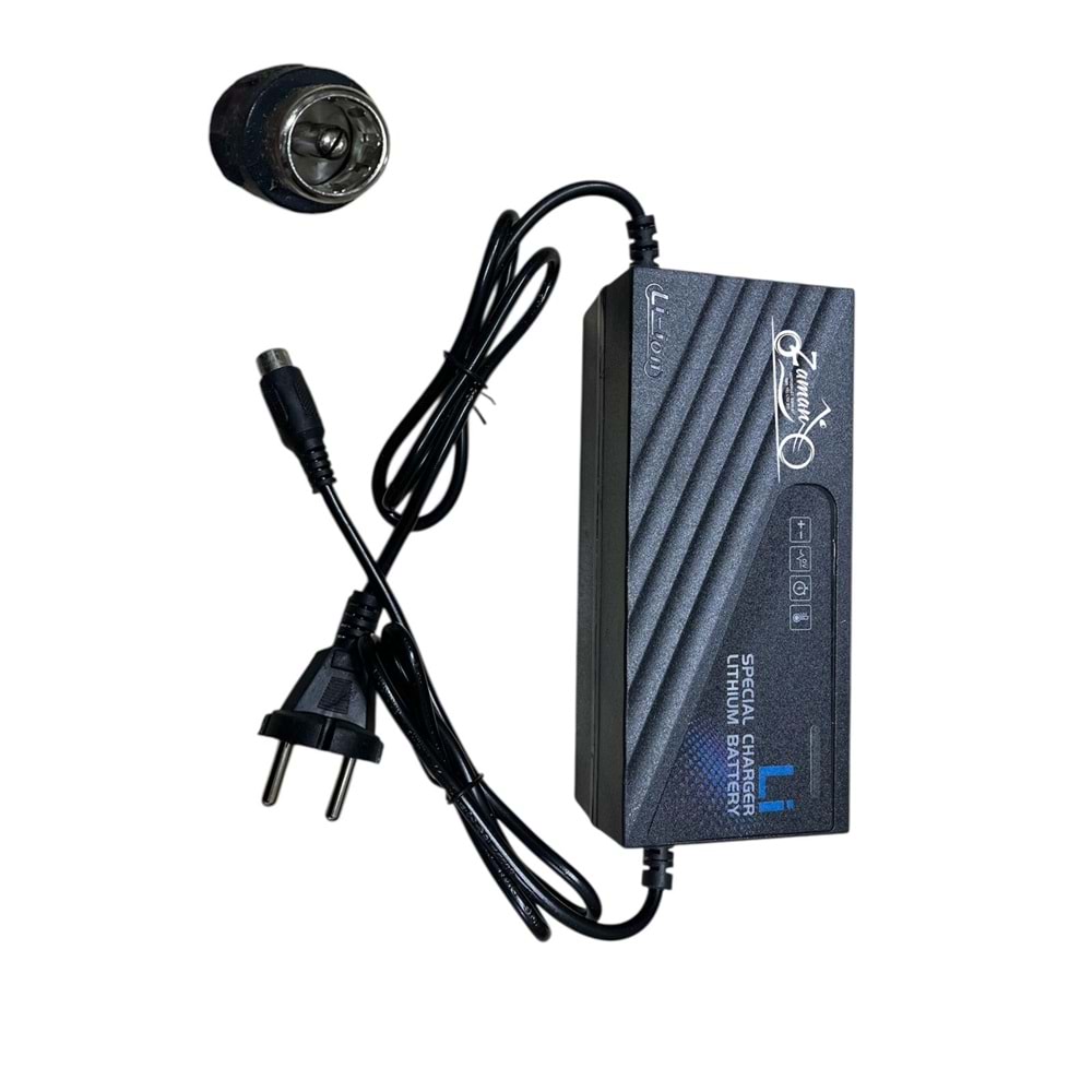 AKÜ ŞARZ CİHAZI E-BIKE PETAL DESTEKLİ 48V 2A LİTYUM