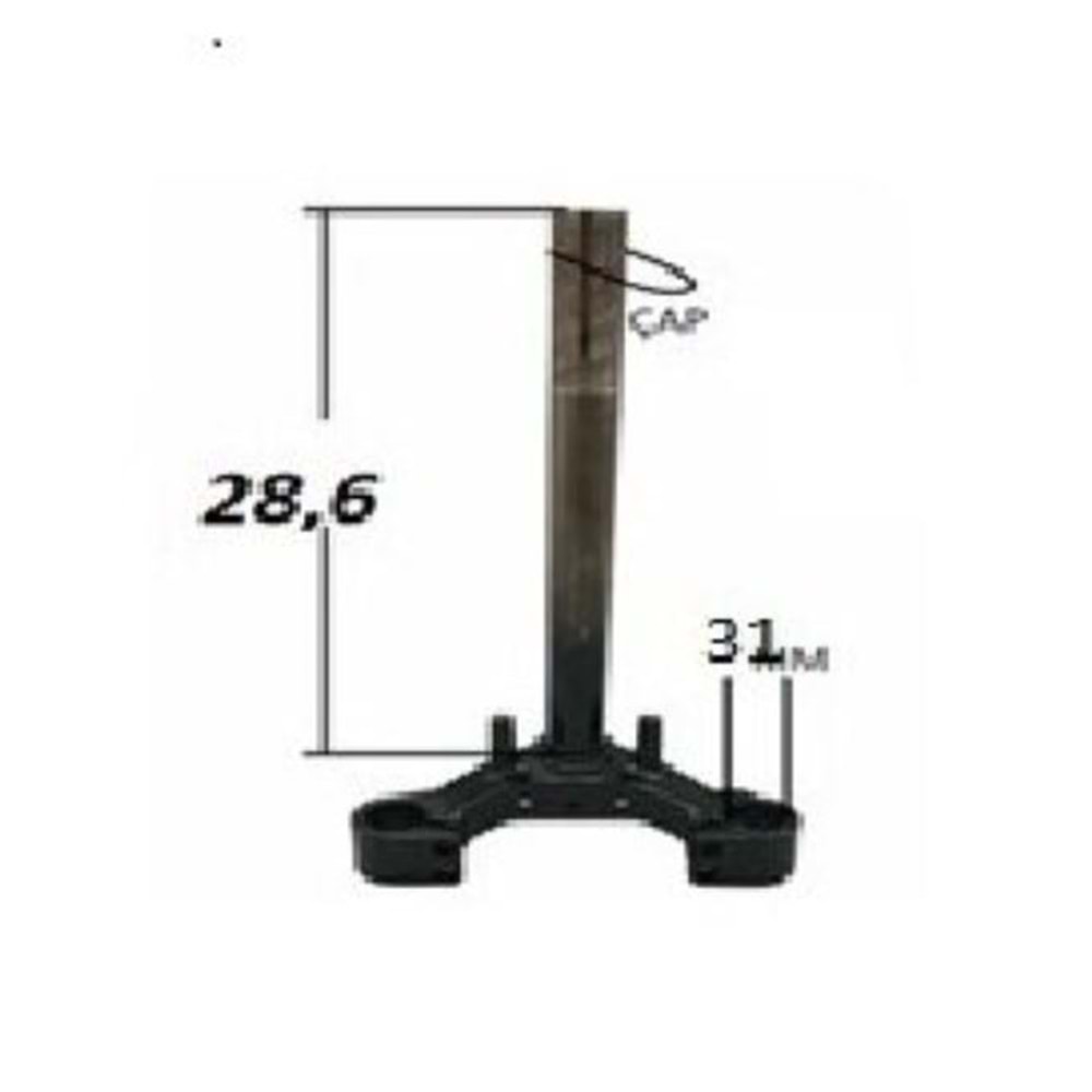 FURÇ TAPLASI ŞARZLI (28,6cm BOY - 31mm)