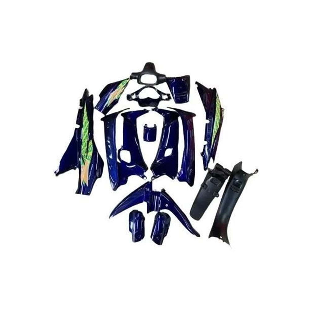 KAPORTA SET 100 CUP ÇELİK YS YAZILI (MAVİ)