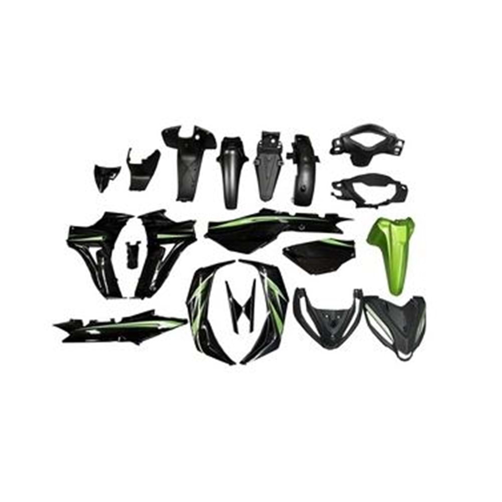 KAPORTA SET 100 CUP KUBA SNIPER (YEŞİL-SİYAH)