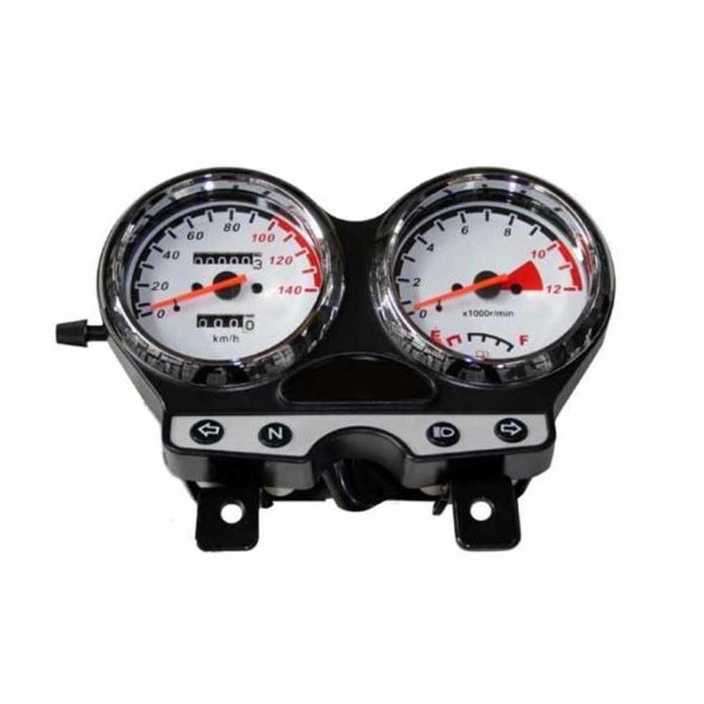 KM SAATİ KOMPLE 125 MH DRİFT BEYAZ EKRAN