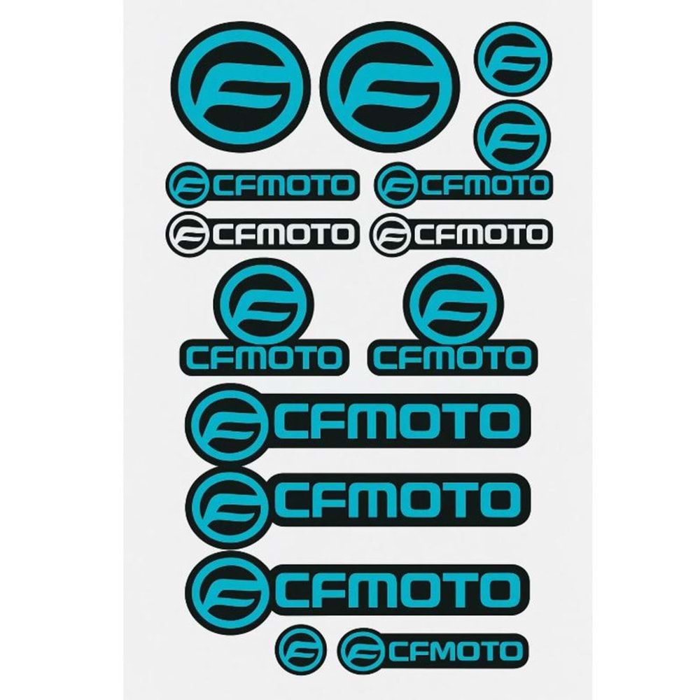 ETİKET STİCKER A4 (CF MOTO)