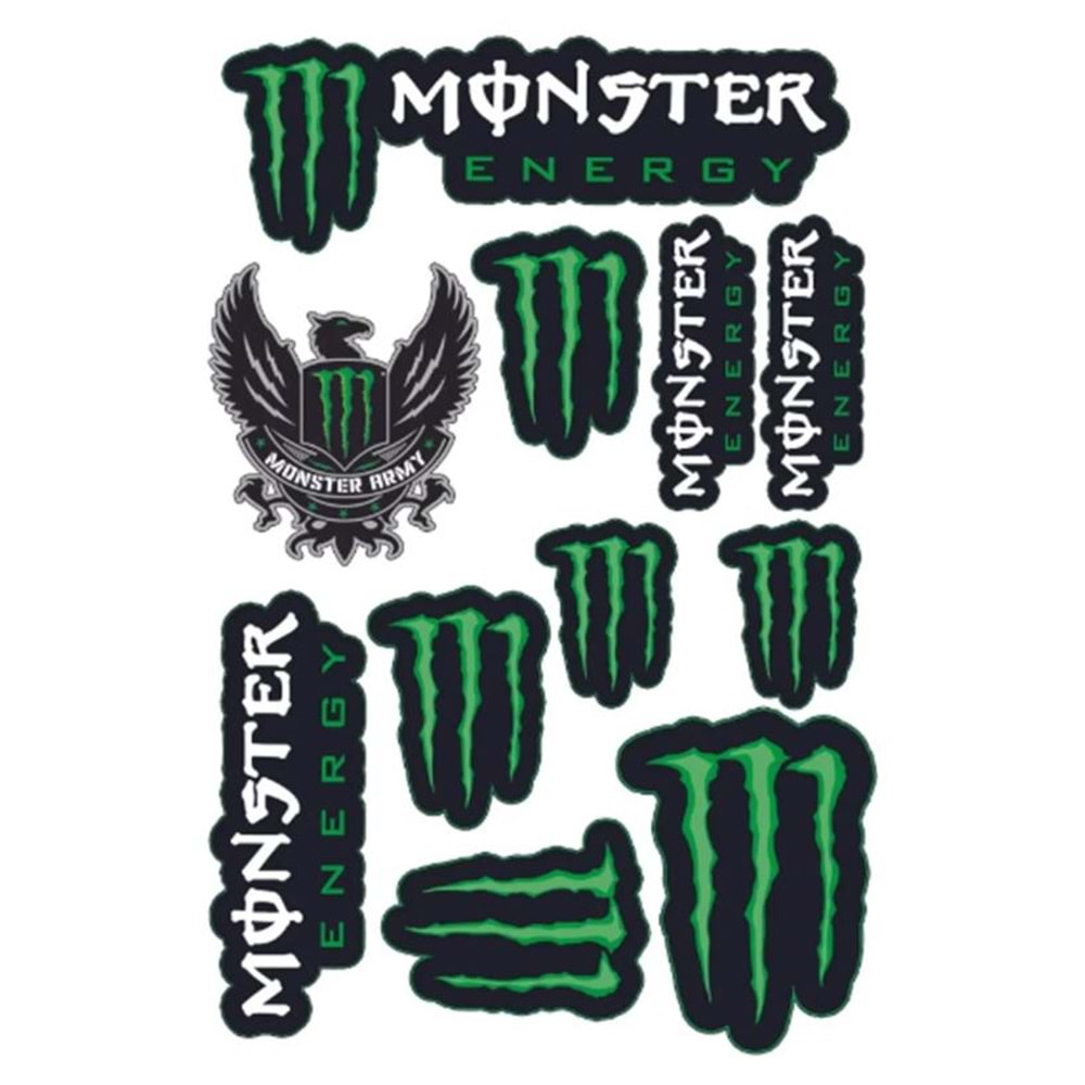 ETİKET STİCKER A4 (MONSTER)