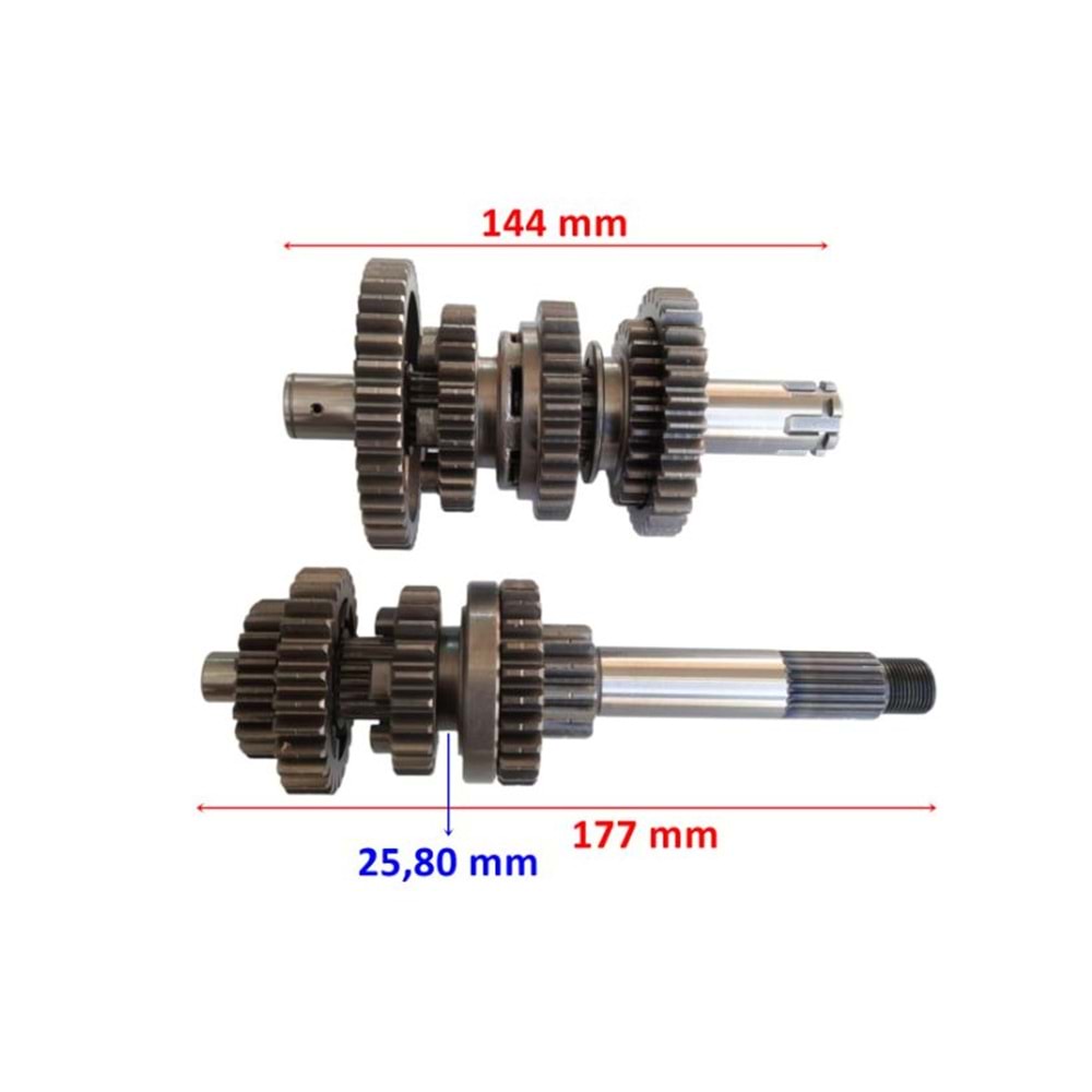 ŞANZUMAN DİŞLİSİ KOMPLE 150 CBF (YM)