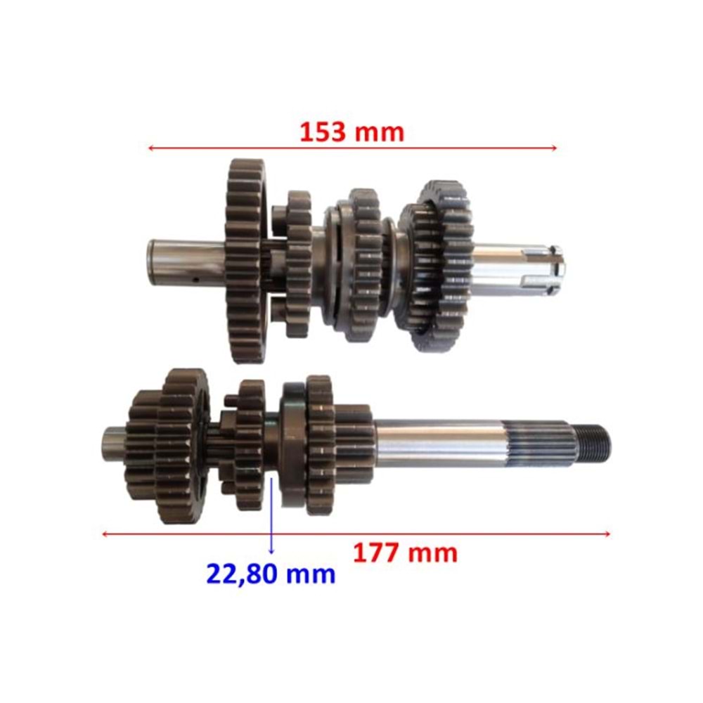 ŞANZUMAN DİŞLİSİ KOMPLE 150 CBF