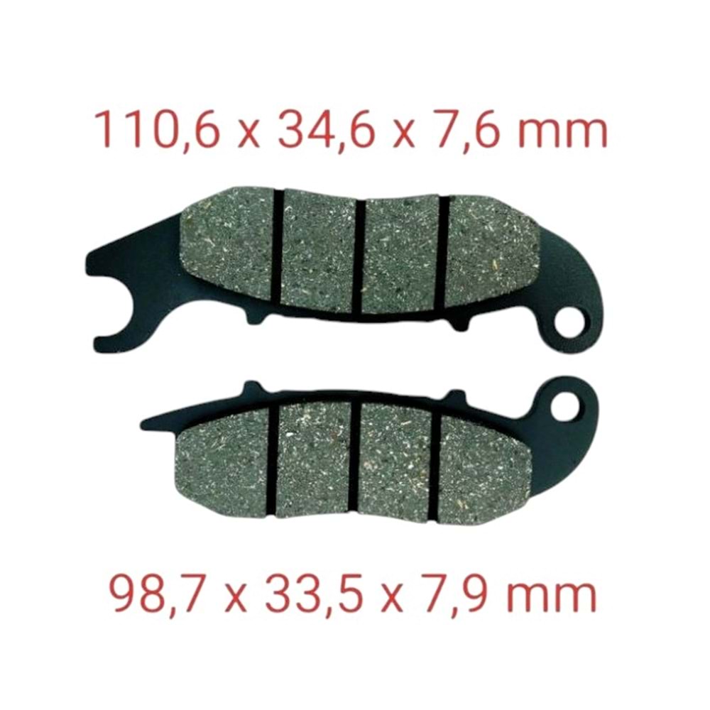 DİSK BALATASI ÖN CBR 125 (037)