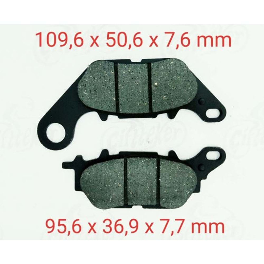 ÖN DİSK BALATA YBR K (008)