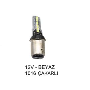 12-21.5 AMPÜL ŞAŞI ÇAKARLI BEYAZ İTHAL