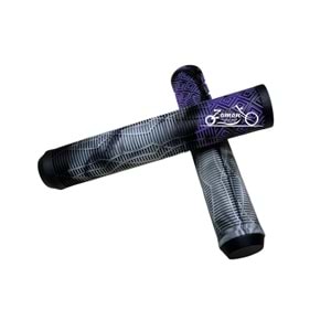 BİSİKLET ELCEK 165mm UZUN BEYAZ-SİYAH-MOR