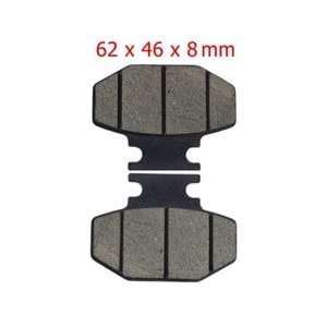 DİSK BALATA RKS WİLDCAT 125 - ARORA MAX T150 (034)