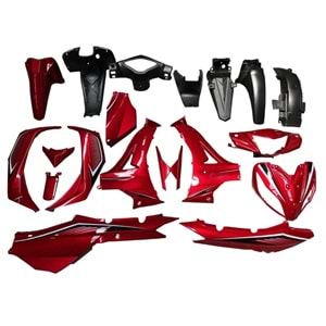 KAPORTA SET 100 CUP KUBA EGE YAZILI (KIRMIZI)