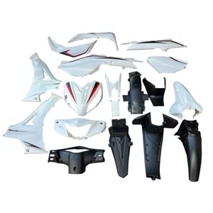 KAPORTA SET 100 CUP KUBA EGE YAZILI (BEYAZ)