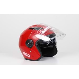 KASK ÇENESİZ GÖZLÜKLÜ YERLİ (KIRMIZI)