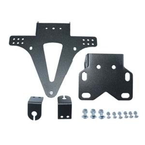 MOTOR ARKA PLAKALIK KATLANIR (SİYAH) yerli