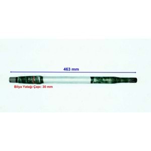 E BIKE ARKA AKİS 18 FREZE 46.3 cm (BİLYA YATAGI 30mm)