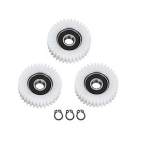 E-BIKE PETAL DESTEKLİ PLASTİK DİŞLİ RULMANLI İTHAL 36T 3 LÜ SET 12mm