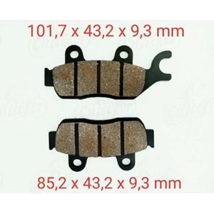 ÖN DİSK BALATA 150 CBF (018)