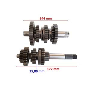 ŞANZUMAN DİŞLİSİ KOMPLE 150 CBF (YM)