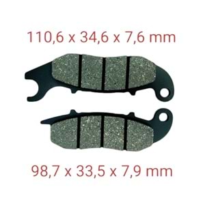 DİSK BALATASI ÖN CBR 125 (037)