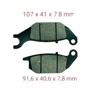 DİSK BALATASI ARKA CBR 125 (038)