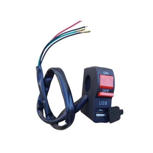 FAR DÜGMESİ USB ŞARZLI ÜNİVERSAL