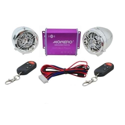 MOTOR ALARM MP 3 ÇALAR NİKEL BLUETOOTH