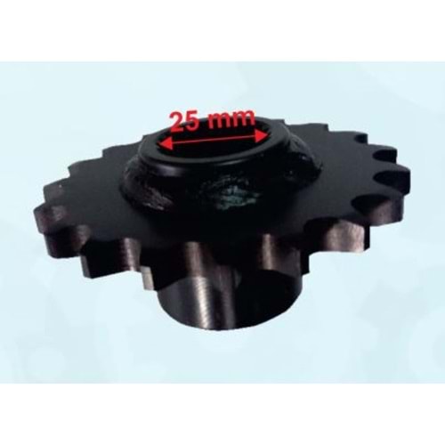 ATV ÖN DİŞLİ 428-19T İÇ 25mm 39mm T-M ÖM
