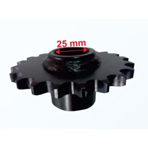 ATV ÖN DİŞLİ 428-20T İÇ 25mm UZUN T-M ÖM