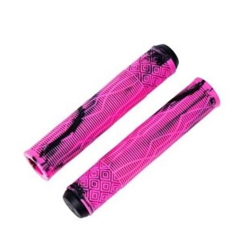 BİSİKLET ELCEK 165mm UZUN PEMBE-SİYAH