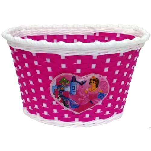 BMX ÖN SEPET ÇOCUK HASIR pembe
