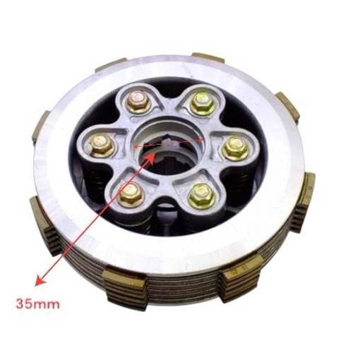 DEPRAJ BALATASI KOMPLE 6 VİDALI CG 200-250 geniş göbek