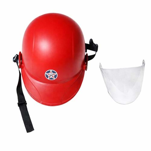 KASK JOKEY YERLİ CAMLI (KIRMIZI)