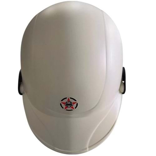 KASK JOKEY YERLİ CAMLI (BEYAZ)