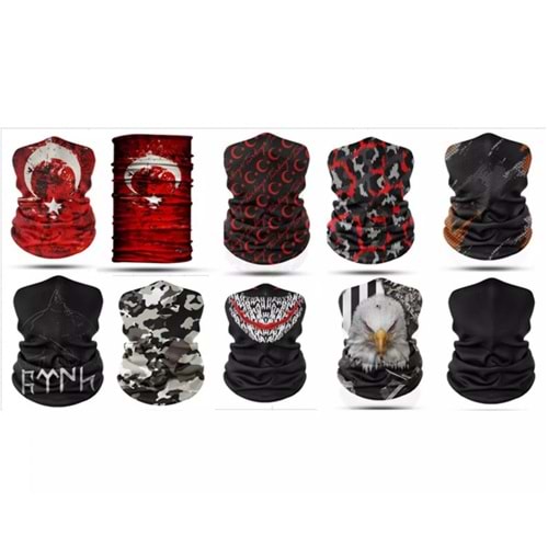 BAF - BANDANA karışık renk