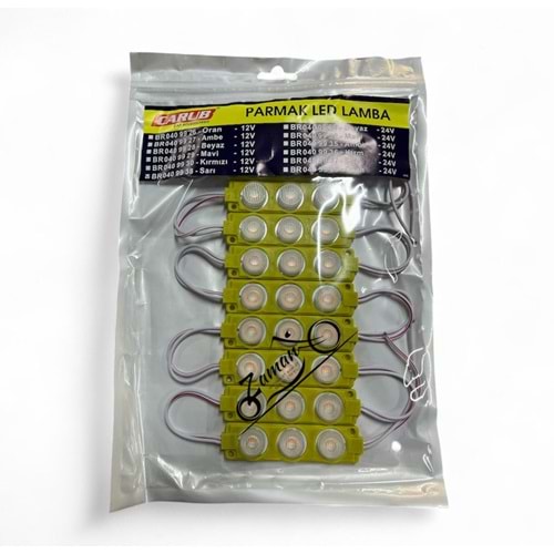 PARMAK LED 3 LÜ (TURUNCU)