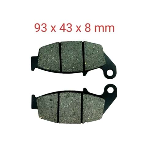 ARKA FREN DİSK BALATA TVS APACHE RTR 180 (012)