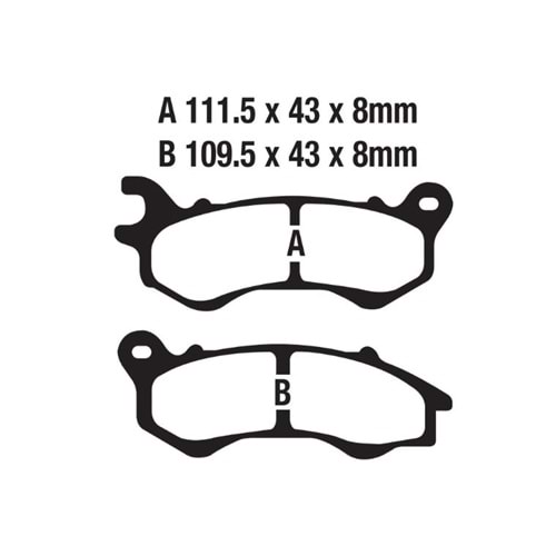 ÖN FREN DİSK BALATASI PCX 125-150 (2011-17) (039)
