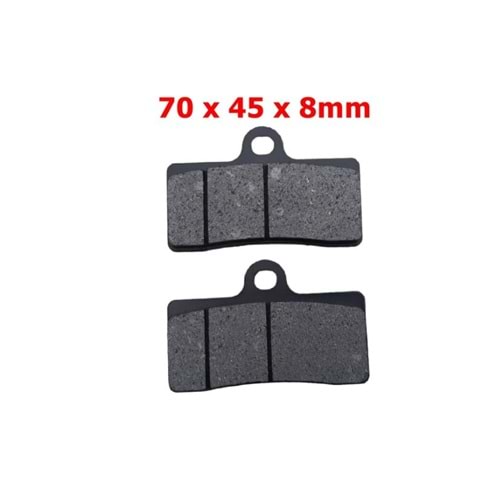 ÖN FREN DİSK BALATASI CF SR250 - RKS R250 (052)