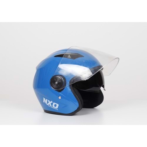 KASK ÇENESİZ GÖZLÜKLÜ YERLİ (MAVİ)