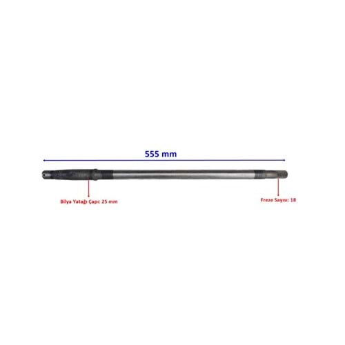 E BIKE ARKA AKİS 18 FREZE 55.5 cm