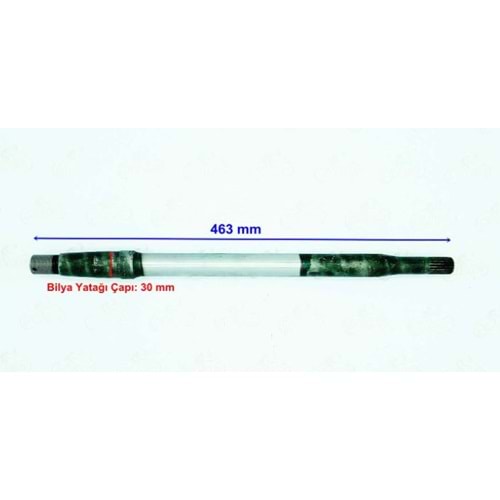E BIKE ARKA AKİS 18 FREZE 46.3 cm (BİLYA YATAGI 30mm)